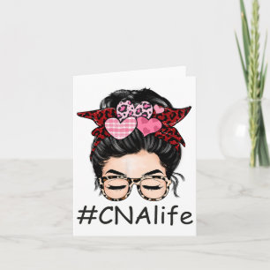 Tarjeta Cna Enfermería Certificada Istant Día de San Valen