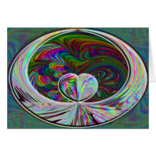 Tarjeta coa alas del corazón