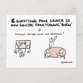 Tarjeta coaching de equipo “4/6: Decisión "