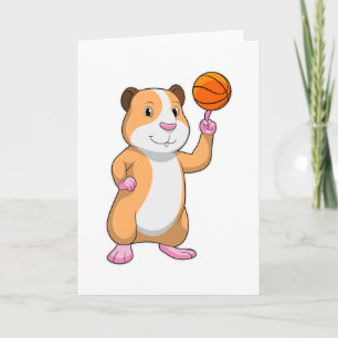Tarjeta Cobaya como jugador de baloncesto con baloncesto.p
