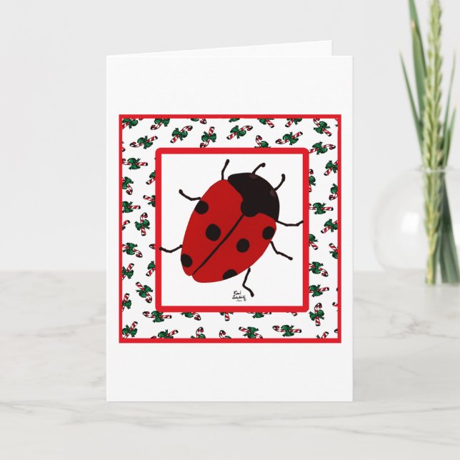 Tarjeta Coccinella de Navidad en Julio (Anverso)
