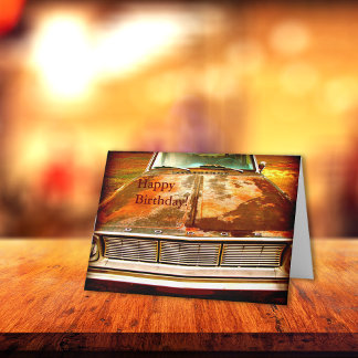 Tarjeta Coche antiguo Dodge Dart Rusty de 1966