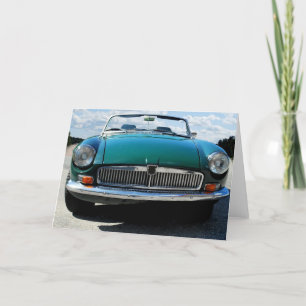 Tarjeta Coche antiguo inglés