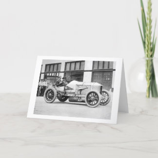 Tarjeta Coche de carreras antiguo, los años 10