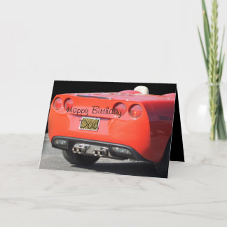 Tarjeta Coche de deportes cualquier personalizar de la