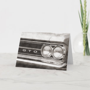 Tarjeta Coche de la obra clásica de GTO