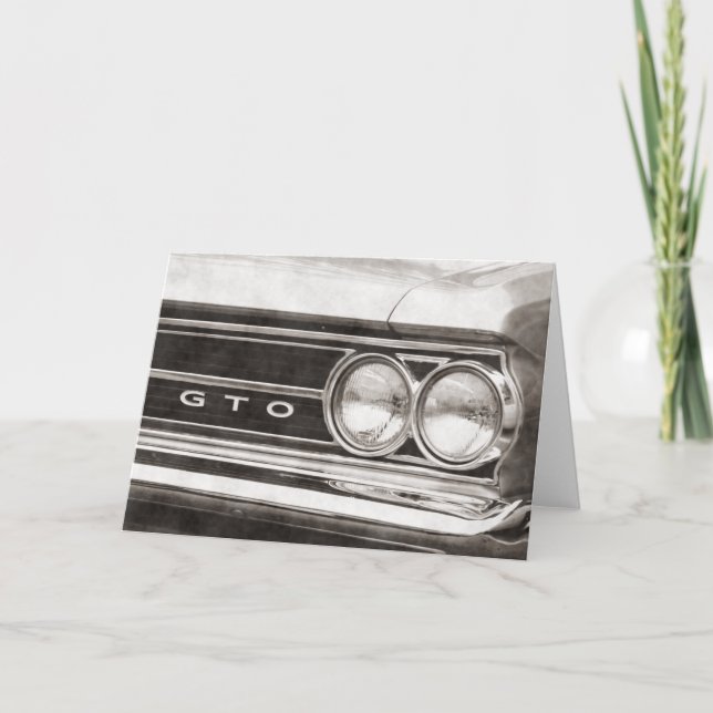 Tarjeta Coche de la obra clásica de GTO (Anverso)