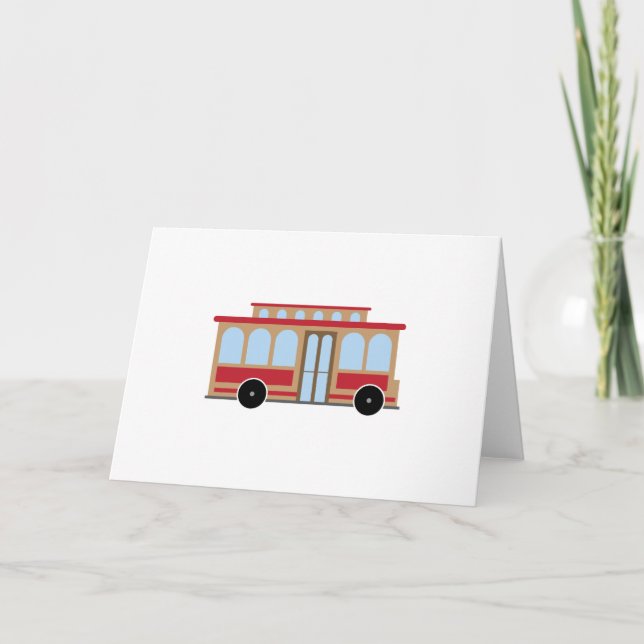 Tarjeta Coche de troleado (Anverso)