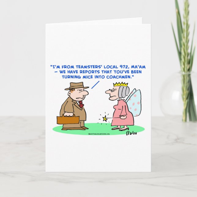 Tarjeta cocheros Cenicienta de los ratones de los (Anverso)