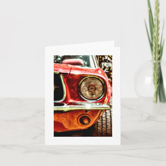 Tarjeta Coches Clásicos Americanos - Rojo (0275)