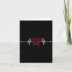Tarjeta Cocina con amor Graciosa Cocina Chef Regalo