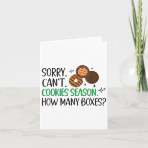 Tarjeta Cocina Er Scout para Chicas: No se puede cookie Se