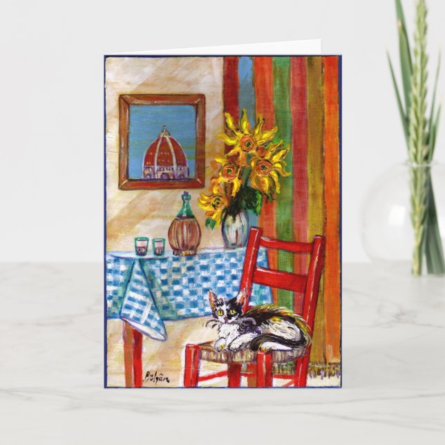 TARJETA COCINA ITALIANA EN FLORENCIA (Anverso)