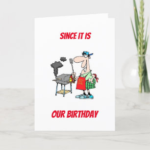 TARJETA ***COCINAR ALGO PARA NUESTRO CUMPLEAÑOS***