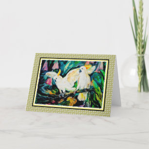 Tarjeta Cockatoo Blank