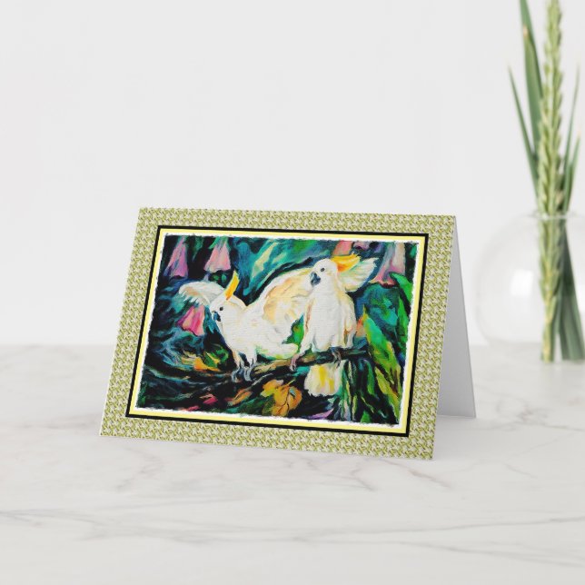 Tarjeta Cockatoo Blank (Anverso)