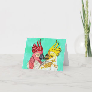 Tarjeta ¡Cockatoos!