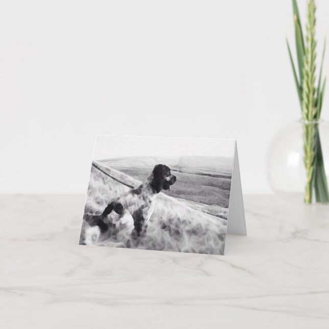 Tarjeta Cocker Spaniel (Anverso)