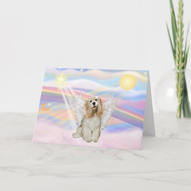 Tarjeta Cocker Spaniel (Anverso)