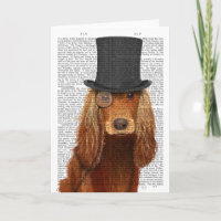 Cocker Spaniel, zanahoria formal y Gorra