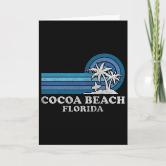 Tarjeta Cocoa Beach Florida Vintage Family Summer Vacation