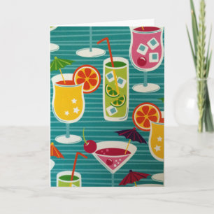 TARJETA COCTAILS GALOUR DICE FELIZ CUMPLEAÑOS-CELEBRACIÓN