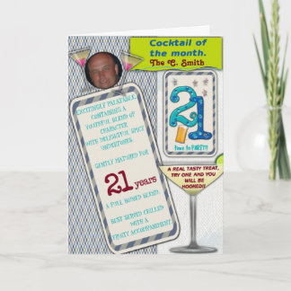 Tarjeta Cóctel del mes