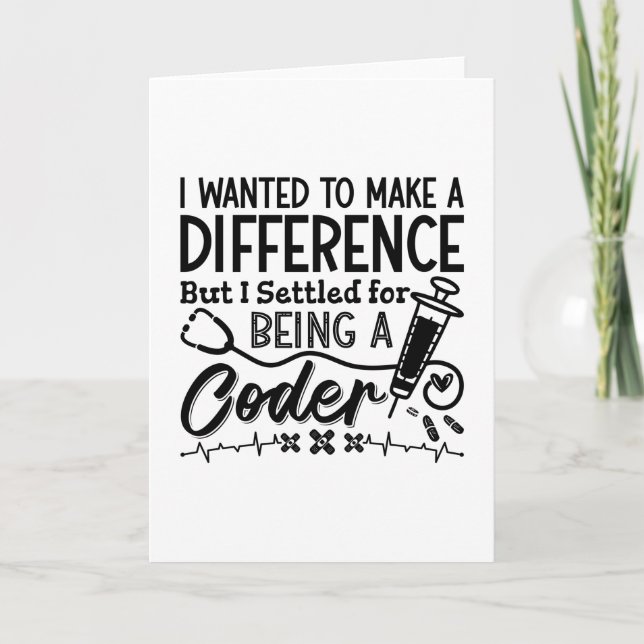 Tarjeta Codificador Médico Que Es Un Codificador De Progra (Anverso)