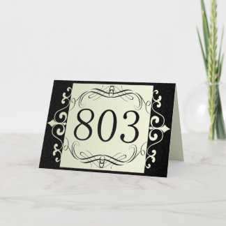 Tarjeta Código de área 803