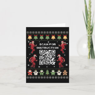 Tarjeta Código de baile de Trump Qr Presidente Escanear pa