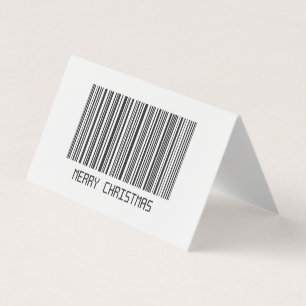 Tarjeta Código de barras de navidad