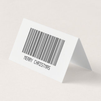 Tarjeta Código de barras de navidad
