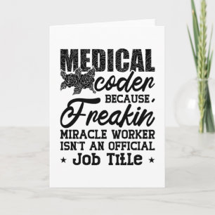 Tarjeta Código médico porque Freakin ICD Coding Assistant
