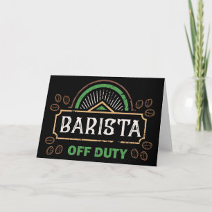 Tarjeta Coffee Lover Barista Coffee Lover