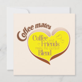 Tarjeta Coffee mates