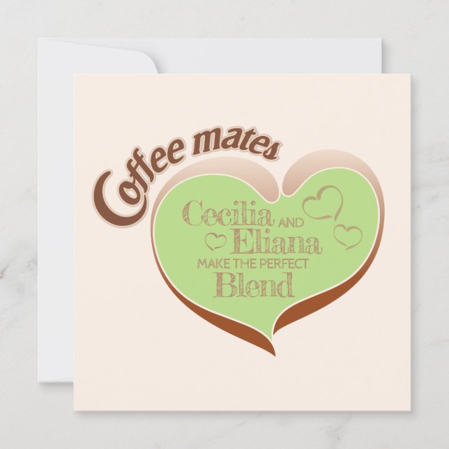 Tarjeta Coffee mates card (Anverso)