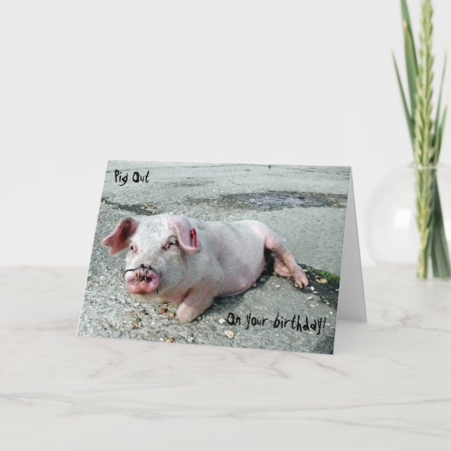 Tarjeta ¡Coger en tu cumpleaños! (Anverso)