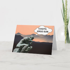 Tarjeta Cogito, ergo sum