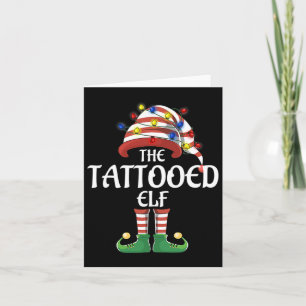 Tarjeta Coincidencia de grupo familiar Soy el elfo tatuado
