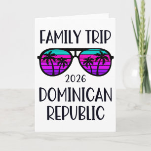 Tarjeta Coincidencia de viaje familiar a República Dominic