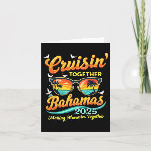 Tarjeta Coincidencia Familiar Crucero Juntos Bahamas Viaje