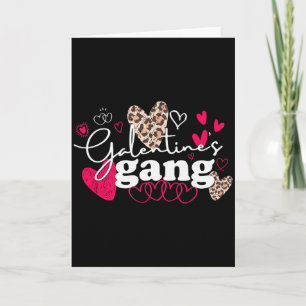 Tarjeta Coincidentes Galentines Día de San Valentín Gang C