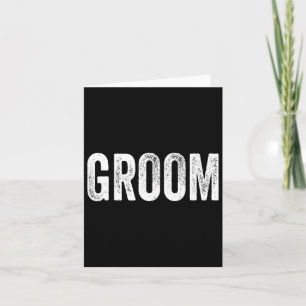 Tarjeta Coincidiendo Con La Novia Preparada Y El Boda Groo