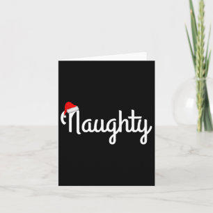 Tarjeta Coincidir con Naughty & amp; Niza Shirt Nice List 