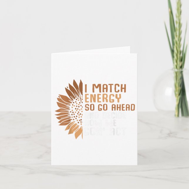 Tarjeta Coincido con el empoderamiento energético africano (Anverso)