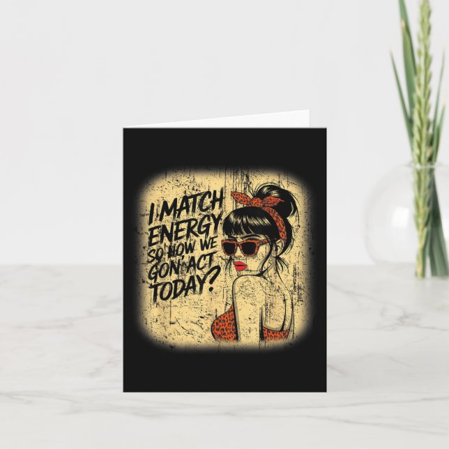 Tarjeta Coincido con la Energía Cómo Vamos a Actuar Hoy Di (Anverso)