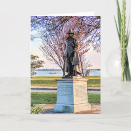 Tarjeta Cojín de Bradford y Mayflower II