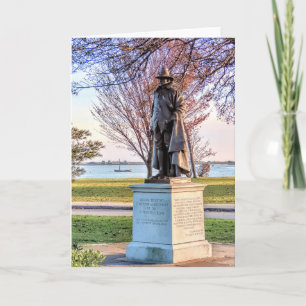 Tarjeta Cojín de Bradford y Mayflower II