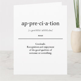 Tarjeta Colaborador de regalo de profesor de agradecimient