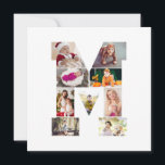 Tarjeta Colaje de fotos con la letra M en blanco y negro<br><div class="desc">Este collage de fotos con monograma es un diseño personalizado que combina un monograma llamativo (iniciales o una letra) con una colección de fotos dispuestas artísticamente dentro o alrededor del mismo. Es una forma elegante de mostrar recuerdos y añadir un toque único y sofisticado a la decoración o a los...</div>
